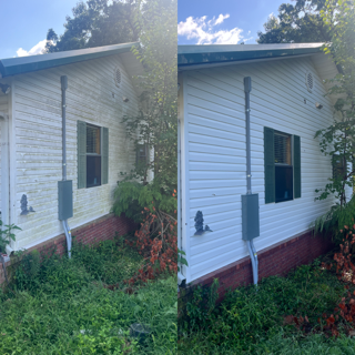 House Siding Before & After